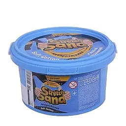 Кінетичний пісок "Stretch Sand" STS-02-01U Danko Toys 400 гр, у відрі (4823102804736) Блакитний