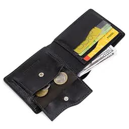 Чоловіче шкіряне портмоне GRANDE PELLE 11х9х1,5 см acs0018652 - мініатюра 4