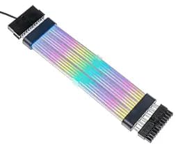 Кабель для ПК Qube RGB 24 pin Female to Male, Black