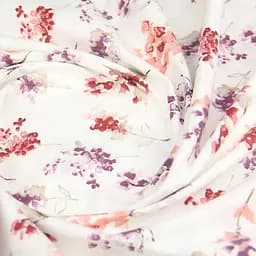 Комплект постільної білизни Cosas Watercolor flowers CS3 Євро фіолетовий (FlowersRedFio_Brick101_200) - мініатюра 8