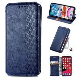 Шкіряний чохол-книжка GETMAN Cubic (PU) для Xiaomi 13 Lite Синій - мініатюра 3