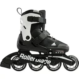 Ролики Rollerblade Microblade 2023 28-32 Black/White (1012-07221900-787-28-32)