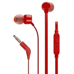Навушники JBL T110 Tune дротова гарнітура червона JBLT110RED