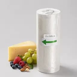 Пакеты для вакууматора Yiwu HP-11-20 15х500 см в рулоне рифленые для продуктов.
