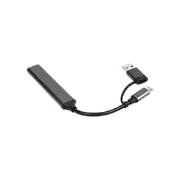 Концентратор Dynamode USB Type-C + USB-A to 1хUSB-C 3.0 1хUSB-A 3.0 2xUSB-A 2.0 dark grey (DM-UH-314AC) - мініатюра 4