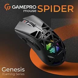 Миша GamePro Genesis Spider Wireless/Bluetooth/USB PixArt PAW3311 Sensor White (GM870B) - мініатюра 4