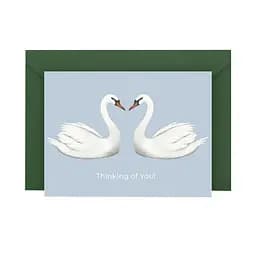 Листівка з конвертом Лебеді СS-GS-002
