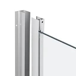 Душова кабіна Qtap Taurus CRM1011SC6 100x100 см, скло Clear 6 мм, покриття CalcLess без піддону - мініатюра 2