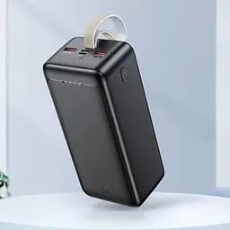 Зовнішній акумулятор Hoco J111c 40000 mAh 30W чорний - мініатюра 3
