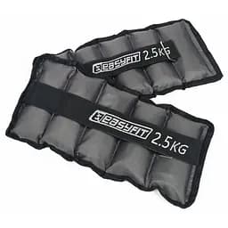 Утяжелители EasyFit 2 х 2,5 кг для ног и рук с металлом (EF-AWTМ-250)