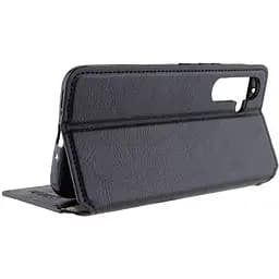 Шкіряний чохол-книжка GETMAN Cubic (PU) для Samsung Galaxy A26 5G Чорний - мініатюра 4