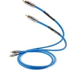 Міжблоковий кабель аналоговий інтерконнетект 2xRCA-2xRCA Melodika Sky Blue SB2-R15 Cable 1,5m