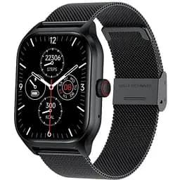 Смарт-годинник Lemfo LT10-Y12 сталевий ремінець black (16727)