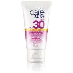 Сонцезахисний крем для обличчя Avon Care Блиск-контроль SPF30