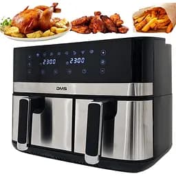 Аерофритюрка двокамерна DMS HF-10E Duo 2800 Вт 6/4 л