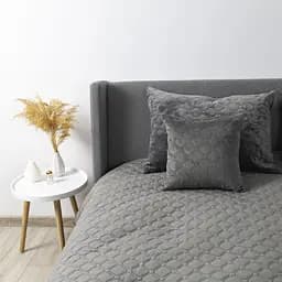 Покривало ТЕП Velour 240х260 см сіре (4-00518_22394) - мініатюра 9