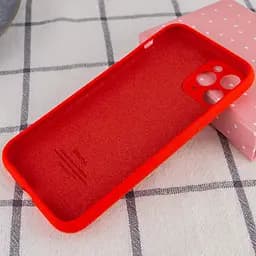 Чохол Silicone Case Full Camera Protective AA для Apple iPhone 12 Pro Max 6.7" Червоний / Red - мініатюра 2