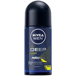 Антиперспірант Nivea Men Deep Sport з чорним вугіллям 50 мл (93388)