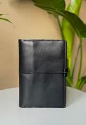 Кожаный блокнот А5 (софт-бук) 9.4 черный