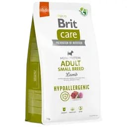 Корм для собак мелких пород Brit Care Dog Hypoallergenic Adult Small Breed гипоаллергенный с ягненком, 7 кг