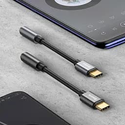 Перехідник AUX Baseus L54 Type-C to 3.5mm - мініатюра 7