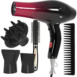 Профессиональный фен Jooayou 3000 Вт с диффузором черный