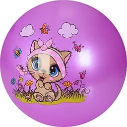 Мяч детский Bambi MS 3510 9 дюймов фиолетовый