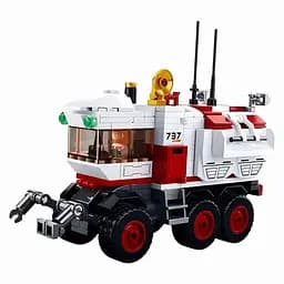 Конструктор Sluban M38-B0737 Марсохід — Космічний транспорт із фігурками, 354 деталі, червоно-білий