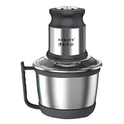 Чопер измельчитель Sokany SK-7027 800 Вт 3 литра 4 лезвия нержавеющая сталь, кухонная мясорубка для продуктов овощей фруктов