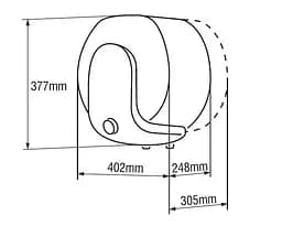 Бойлер GCA 1020 L52 RC / BILIGHT COMPACT 10 А Tesy teh0021805 - мініатюра 2
