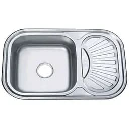 Мойка кухонная ZERIX Z7549-08-180E satin (ZX1606)