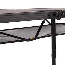 Складний стіл Bo-Camp Woodbine Oval 150x80 cm Black/Wood look (1404230), Коричневий - мініатюра 11