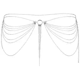Ланцюжок на трусики або ліф Bijoux Indiscrets Magnifique Waist Chain прикраса на тіло silver