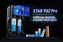Зарядний пристрiй XTAR VX2 Pro (5063) - мініатюра 2