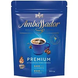 Кофе растворимый Ambassador Premium, 50 г (894365)