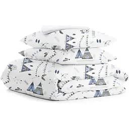 Комплект постільної білизни Cosas Dream wigwam CS4 Двоспальний блакитний (WigwamDream_El140-White_180)
