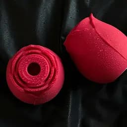 Вібромасажор троянда вакуумно-хвильової, стимулятор для клітора з всмоктуванням