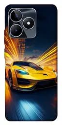 Чохол Demsky Yellow Porsche для Realme C53