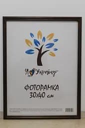 Фоторамка 30х40, бронзова, 1515-0821-9 б/з, СКЛО + КАРТОН                                                                                                                                  