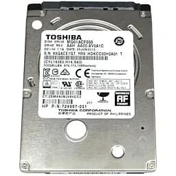 Накопитель HDD Toshiba 2.5" SATA 500GB 7200rpm 16MB (MQ01ACF050) Ref (MQ01ACF050_)