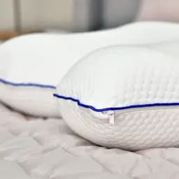 Подушка ортопедична Memory Foam Ideia контурна з ефектом пам'яті, з наволочкою на блискавці 58х42х13 см - мініатюра 7