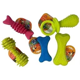 Игрушка для собак 4Dog резиновая S, 1 шт. в ассортименте