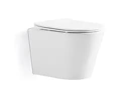 Унитаз подвесной Imprese Blatna N Rimless сиденье duroplast, white c06801303, Белый