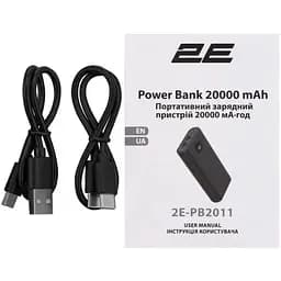 Зовнішній акумулятор 2E PB2011 Power Bank 20000 mah 45W PB2011 - мініатюра 6