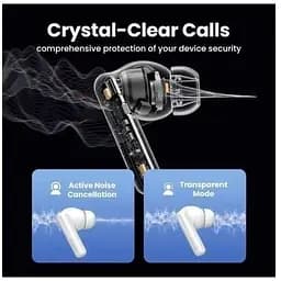 Бездротові навушники Ugreen WS200 HiTune T6 Hybrid Active Noise-Cancelling Earbuds UGR-15158 - мініатюра 7