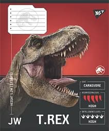 Упаковка зошитів Yes JURASSIC WORLD Strength and Power учнівський загальний 15 шт./36 лін. (767671) - мініатюра 4