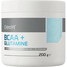 Аминокислота BCAA OstroVit BCAA + Glutamine Лимон 200 г