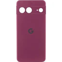 Чохол Lakshmi SilIcone Cover Full Camera (AAA) with Logo для Google Pixel 7 Plum