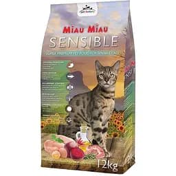 Сухий корм для котів Miau-Miau Sensible, 12 кг