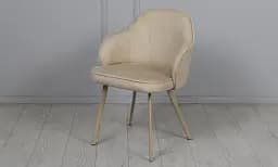 Стілець Дакота метал бежевий тканина бежева 560x560x820